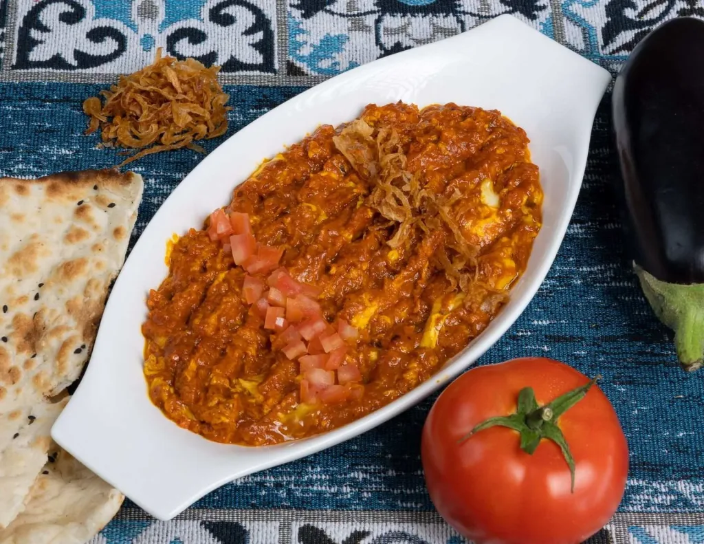 Moroccan Zaalouk (Smoky Eggplant and Tomato Salad)